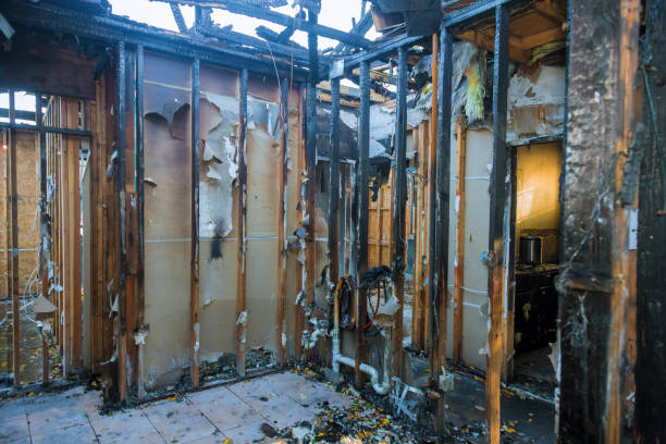 Professional Fire Damage Repair technician working in Tehachapi, CA
